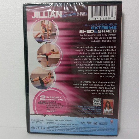 JILLIAN MICHAELS 4 DVDs SEALED Exercise & Fitness - Picture 6 of 7